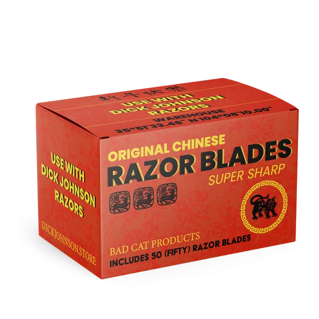 Dick Johnson Razor blades
