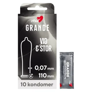 RSU RFSU Grande Stora Kondomer 10-pack