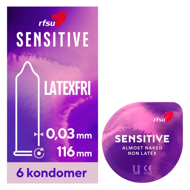 RSU RFSU Sensitive Kondomer 6-pack