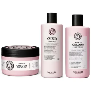 maria nila Luminous Color Trio Shampoo Conditioner Masque