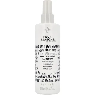 Four Reasons Freeze & Shine Hairspray