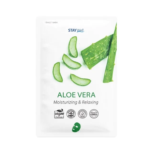 Stay Well Vegan Sheet Mask - Aloe