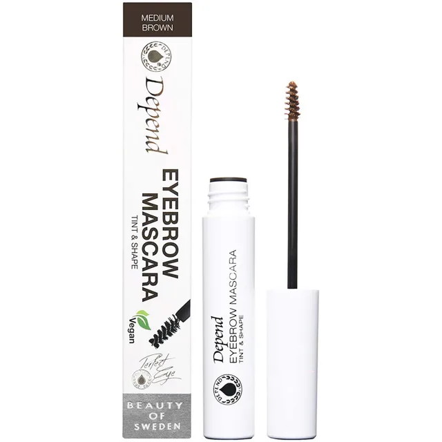 Depend Perfect Eye Eyebrow Mascara Tint & Shape Medium Brown