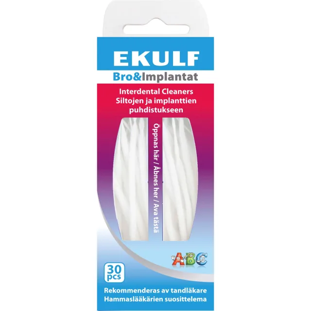 Ekulf Interdental Floss For Dental Bridge Implants
