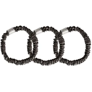 Cloud & Glow Silk Scrunchies 4 cm Sky Blue