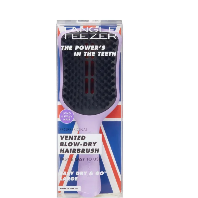 Tangle Teezer Easy Dry & Go Vented Blow-Dry Hairbrush Large Lilac Cloud