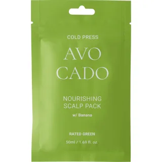 Rated Green Scalp Pack Cold Press Avocado Nourishing Scalp Pack Banana