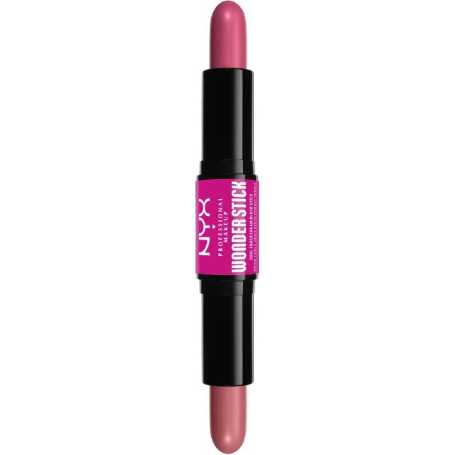 NYX Professional Makeup Wonder Stick Dual-Ended Cream Blush Stick 01 Light Peach + Baby Pink