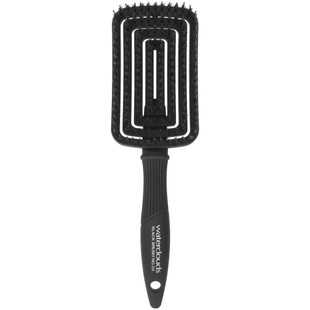 Waterclouds Black Brush No.26 Natural Flex vent Large M
