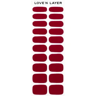 Love'n Layer Solid Layers Burgundy Red