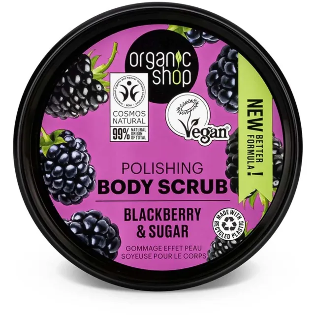 Organic Shop Body Scrub Blackberry & Sugar