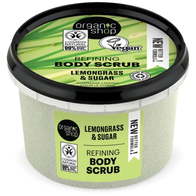 Organic Shop Body Scrub Lemongrass & Sugar