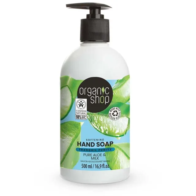 Organic Shop Hand Soap Aloe & Milk