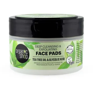 Organic Shop Deep Cleansing & Exfoliating Face Pads