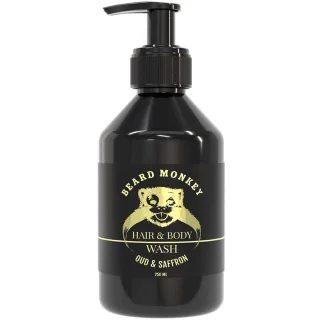 Beard Monkey Hair & Body Wash Oud & Saffron
