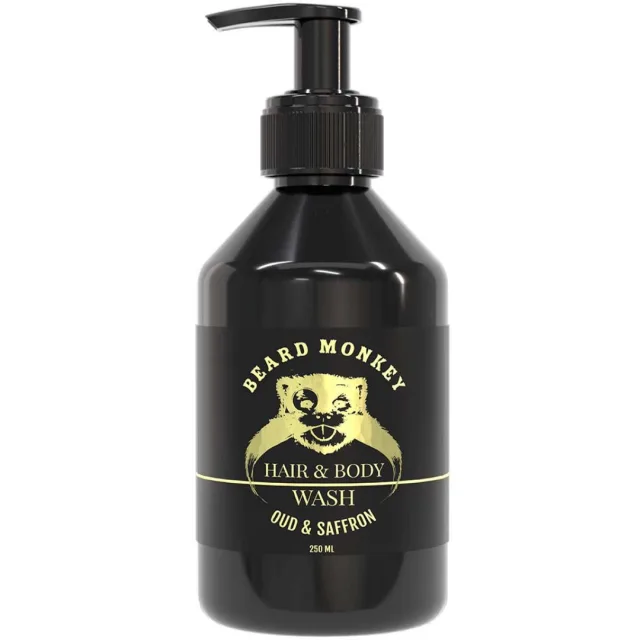 Beard Monkey Hair & Body Wash Oud & Saffron