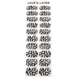 Love'n Layer Dark Days '23 Sweet Swirl Night Black