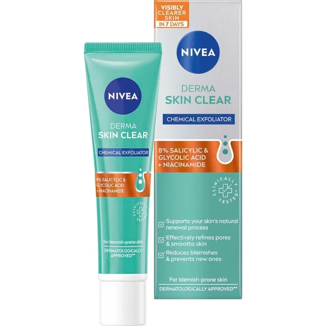 Nivea Derma Skin Clear Night Exfoliator