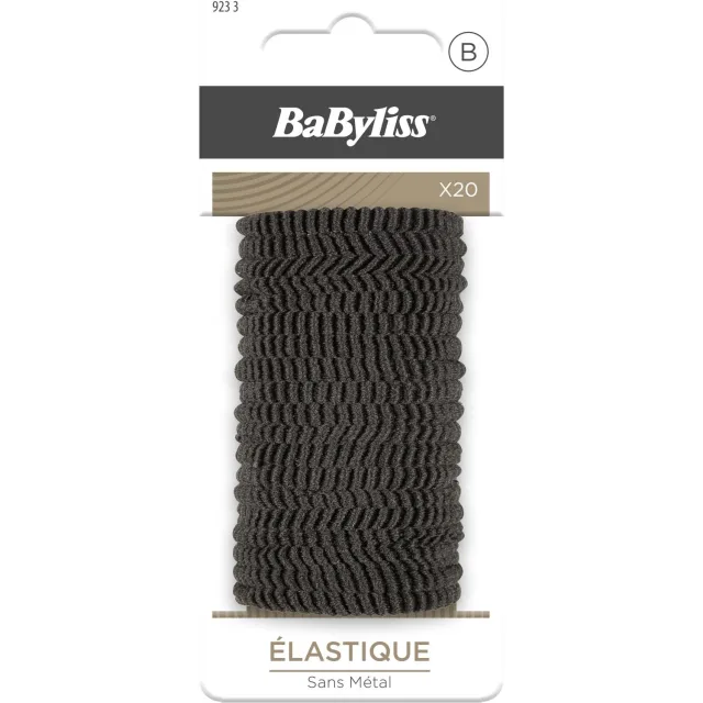 BaByliss Paris Accessories Elastic Hair Ties Black