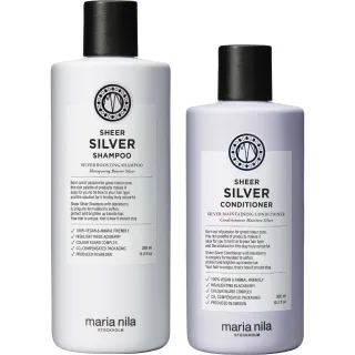 maria nila Sheer Silver Bundle Shampoo & Conditione