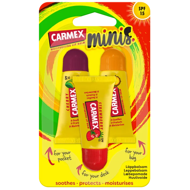 Carmex Lip Balm Minis SPF15