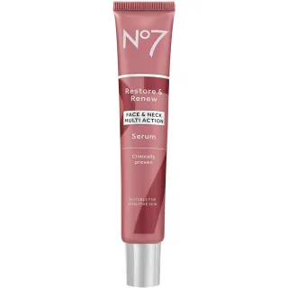 No7 Restore & Renew Multi Action Face & Neck Serum