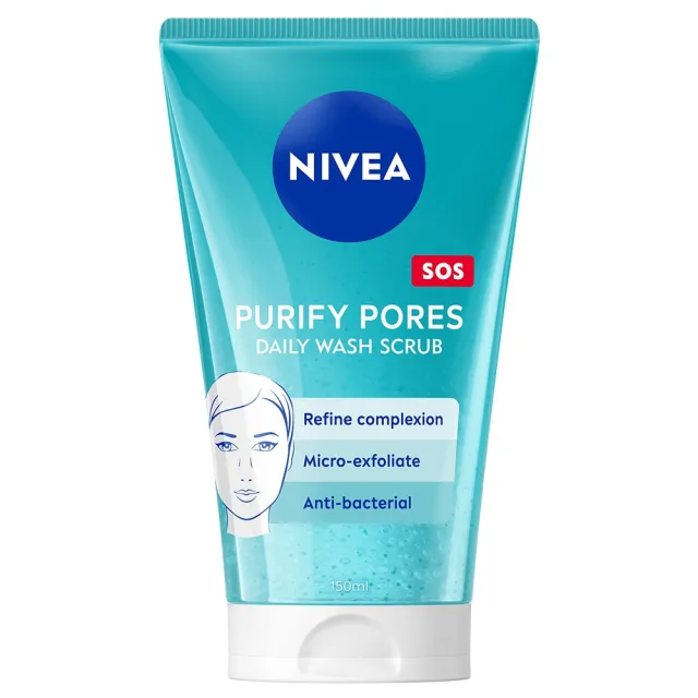 Nivea Purify Pores Daily Wash Scrub