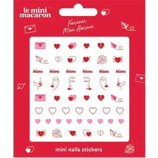Le Mini Macaron Nail Art Stickers Forever Mon Amour