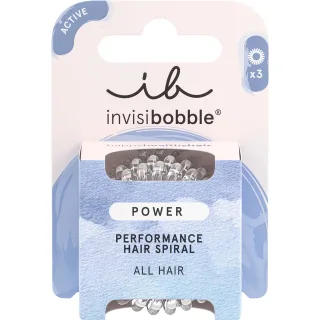 Invisibobble Active Power Performance Hair Spiral Crystal Clear