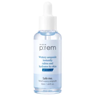 Make P:rem Safe me. Relief watery ampoule