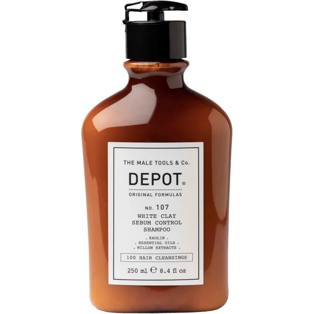 Depot Male Tools No. 107 White Clay Sebum Control Shampoo