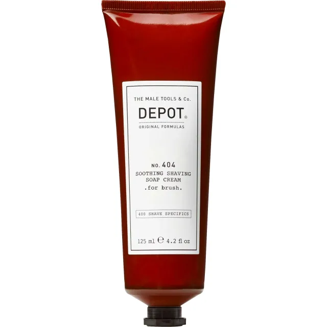Depot Male Tools No. 404 Soothing Shaving Soap Cream For Brush