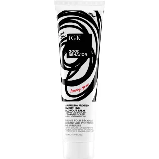 IGK Good Behavior Spirulina Protien Smoothing Blowout Balm