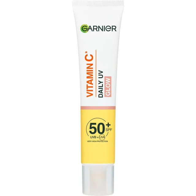 Garnier Vitamin C* Glow-Boosting Daily UV Fluid SPF50+ For Dull Skin Sheer Glow