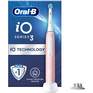 Oral B iO 3S Electric Toothbrush Designed By Braun Pink