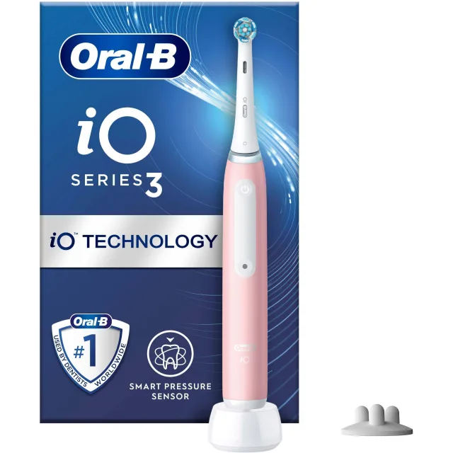 Oral B iO 3S Electric Toothbrush Designed By Braun Pink