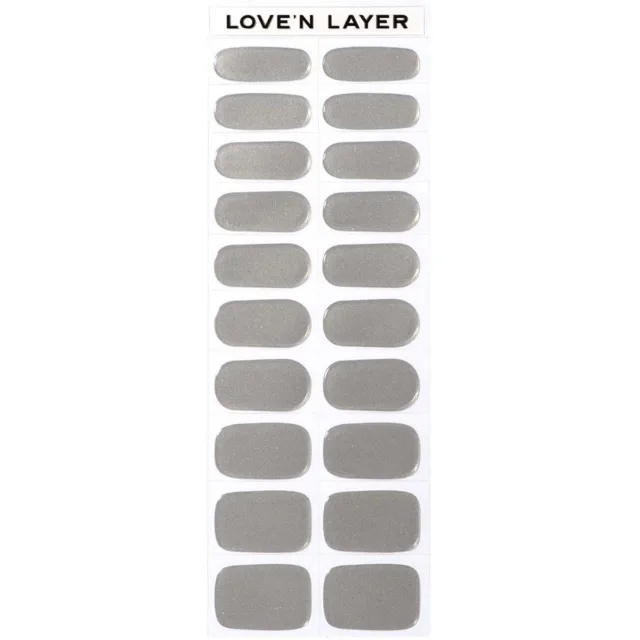 Love'n Layer Metallic Shiny Steel