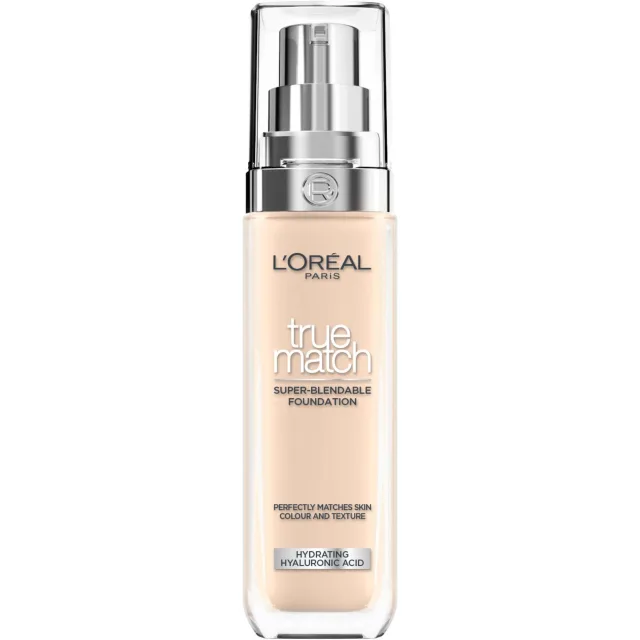L'Oréal Paris True Match Super-Blendable Foundation With Hyaluronic Acid 1.C