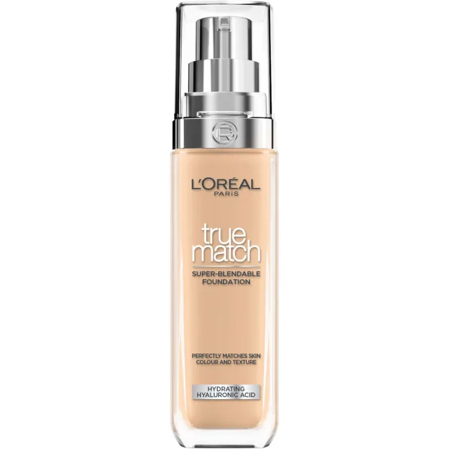 L'Oréal Paris True Match Super-Blendable Foundation With Hyaluronic Acid 3.W