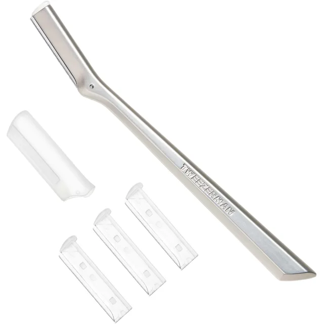 Tweezerman Facial Razor Silver