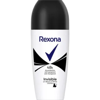 Rexona 48h Invisible on black and white clothes roll-on