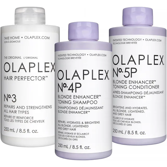 Olaplex Blonde Enhancer Bundle No.4P Shampoo 250 ml & No. 5P Conditioner 250 ml & No.3 · 250 ml