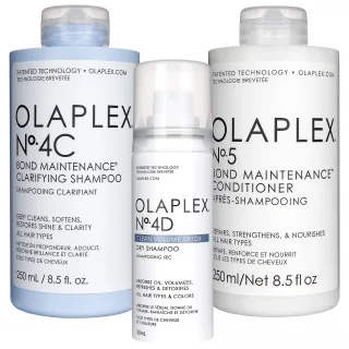 Olaplex Bundle No.4C Shampoo & No.5 Conditioner & No.4D Dry Shampoo