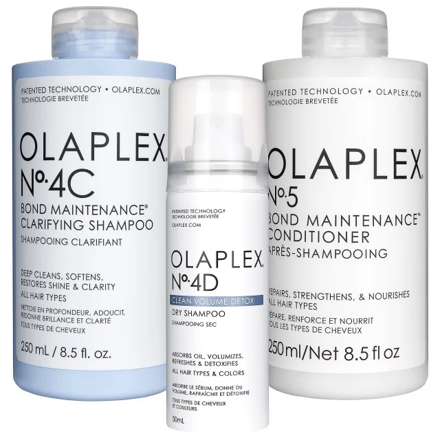 Olaplex Bundle No.4C Shampoo & No.5 Conditioner & No.4D Dry Shampoo