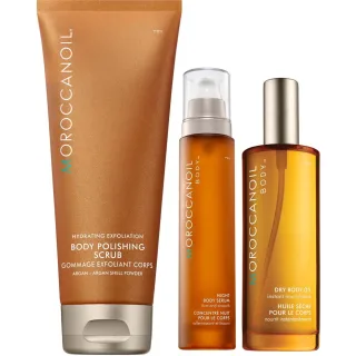 Moroccanoil Bundle Body Scrub & Night Body Serum & Dry Body Oil