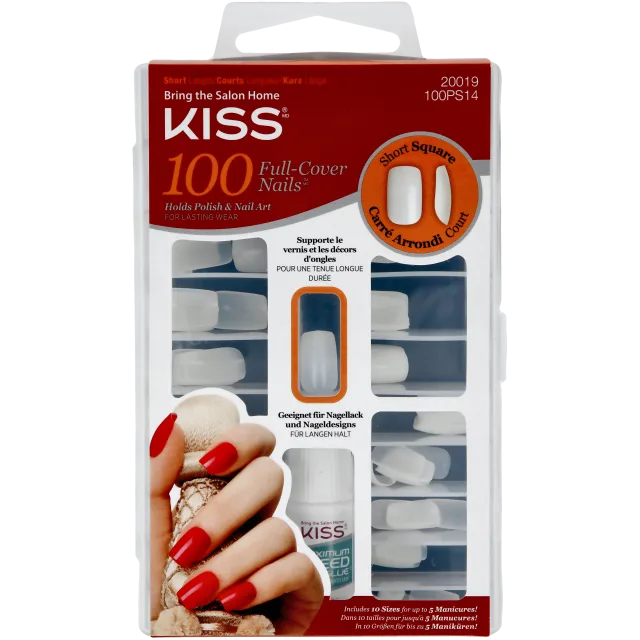 Kiss Full Cover Nails Short Square