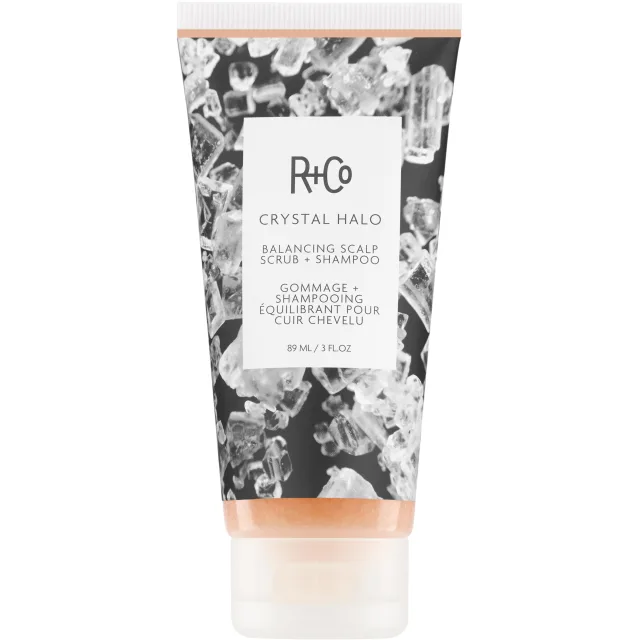 R+Co Crystal Halo Scalp Scrub+Shampoo