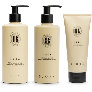 Björk LAGA Bundle Shampoo & Conditioner & Repair Treatment