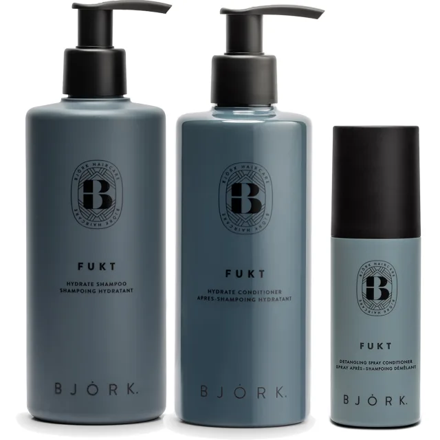 Björk FUKT Bundle Shampoo & Conditioner & Spray Conditioner