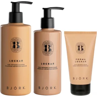 Björk LOCKAR Bundle Shampoo & Conditoner & Curl Defining Cream